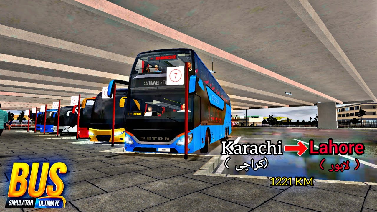 Bus Simulator : Ultimate | Trip to #pakistan ( LAHORE to KARACHI | Road ...