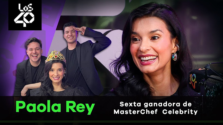 Paola Rey cuenta en Impresentables sobre su futuro proyecto tras ganar MasterChef Celebrity