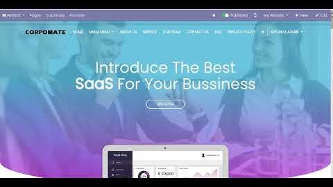 Corpomate Theme-One Click Customization Odoo