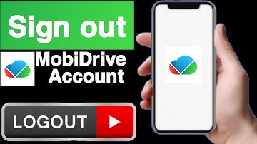 How to sign out mobidrive account||Sign out mobidrive account||Mobidrive account logout||Unique tech
