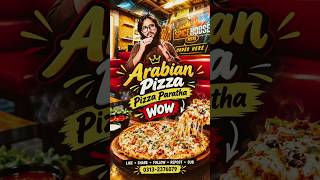 Laziz Test Arabian Pizza & Paratha | SPICE?️HOME Fastfood #arabian #foodie  #youtubeviralreelsvideo