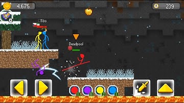Stickman Fight In WorldCraft - Gameplay Walkthrough Part 1 - Tutorial (iOS, Android)