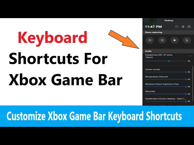 How to Set Custom Shortcuts for Xbox Game Bar in Windows