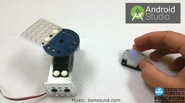 Controlling a Servo using an Integrating Gyro - Android Studio