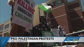 UNC Charlotte students protest Israel-Hamas conflict