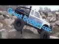 TRX4 Defender and Remo Hobby Rocky Pass