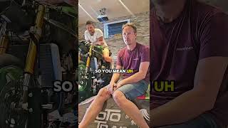 Herbert can’t ride like he used to.    Motorbike simulator, Simulateur moto, Simulador de motogp
