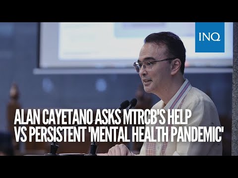 Alan Cayetano asks MTRCB's help vs persistent 'mental health pandemic'