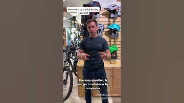 How to: Size a bike for yourself!
