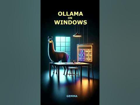 Use Ollama for Windows to run gemma on Windows - YouTube