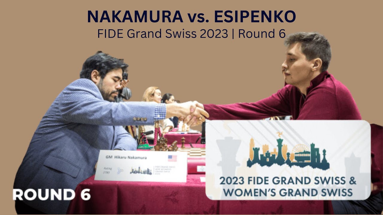 FIDE Grand Swiss 2023: Nakamura Overcomes Caruana, Leads With Esipenko,  Vidit Before Last Round 