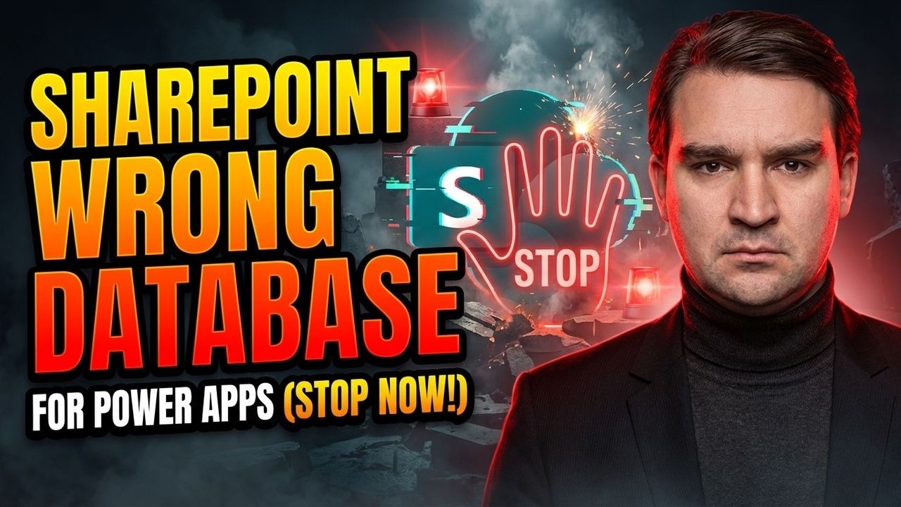 Why SharePoint Breaks Power Apps at Scale 🚨 Why SharePoint Breaks Power Apps at Scale 🚨