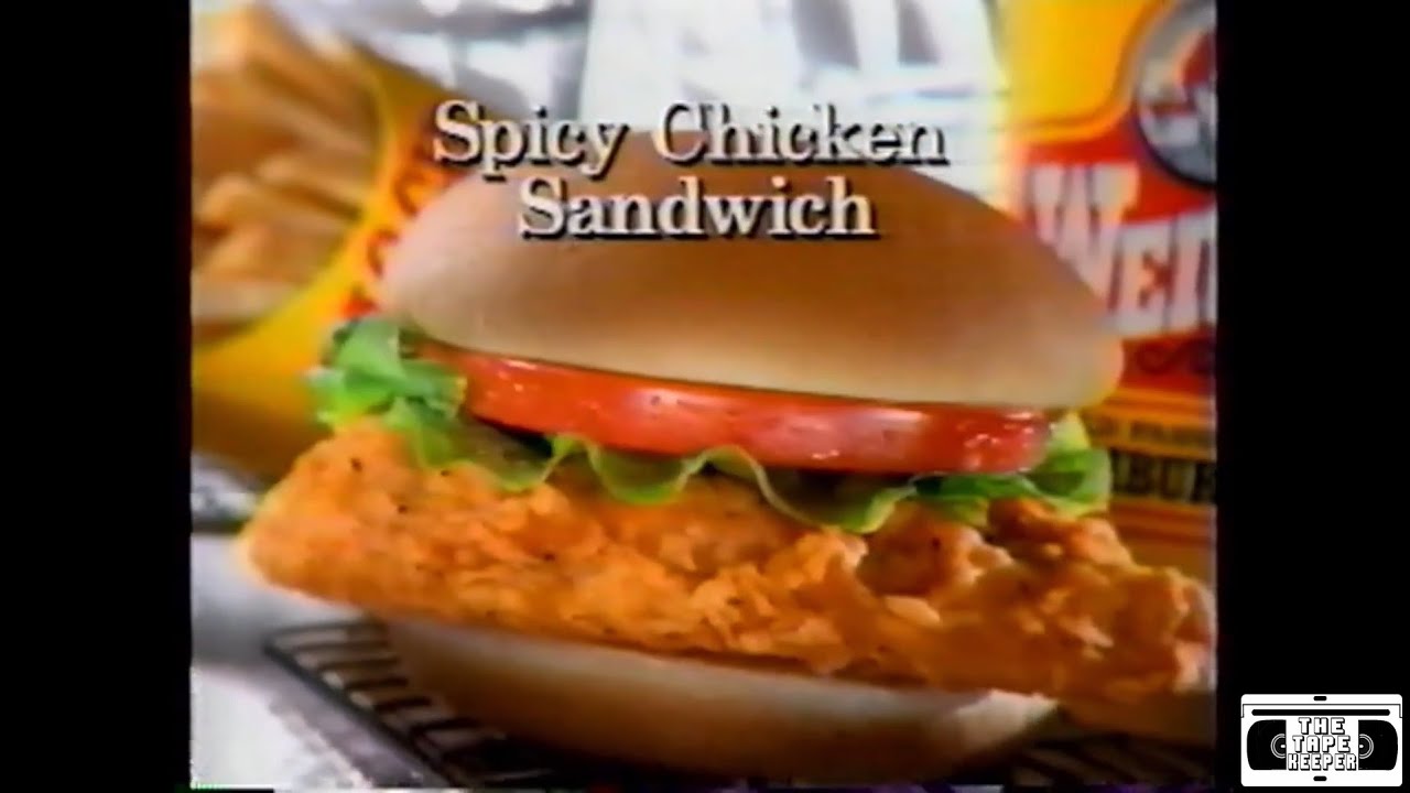 Wendy's Spicy Chicken Sandwich Commercial 2000 YouTube