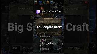 BIG SCEPTRE CRAFT #pathofexile2