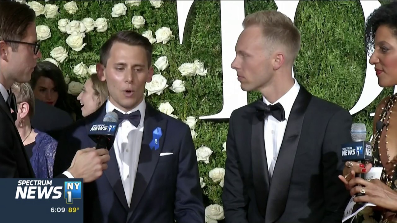 Red Carpet: Benj Pasek and Justin Paul (2017) - YouTube