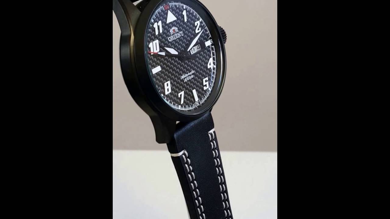 Cópia de Relógio Orient Automático Esportivo Couro 469BP001 P2BP - YouTube