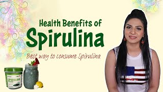 spirulina health benefits | best way to consume spirulina | Spirulina smoothie recipe