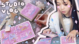 Making a Baby Bunny Book n the new ANIMAL CROSSING UPDATE | 24 HOUR VLOG | Tiffany Weng
