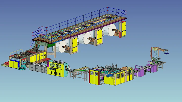 CHM-A4-4/5 A4 cut size sheeting and packaging production line A4 paper making machine