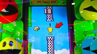 I WON the Golden Trophy at Flappy Bird Arcade Game screenshot 3