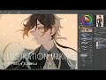 【Speed Painting】イラストメイキング【原神/Genshin Impact】