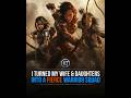 Transforming my wife &amp; daughters into a Warrior Squad! 🏹⚔️ #ai #family
