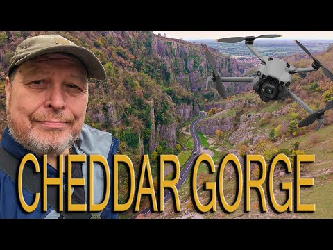 Flying my new drone at Cheddar Gorge