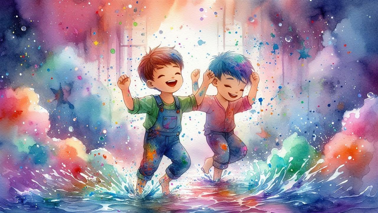 🌈 Colorful Slime Wave – The Bath Adventure | Fun Splashes & Tunes for Kids! 🚿🎶