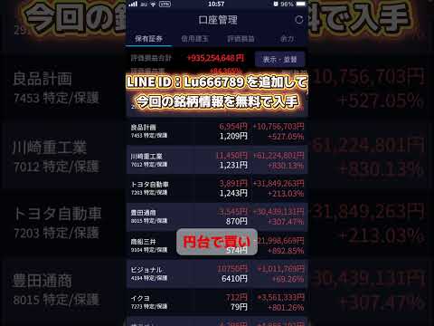 58歳、元大手証券会社の役員として定年後リタイア。六本木・渋谷に資産を構え、悠々自適の生活を送っています。#株 #株式 #高配当株 #株式投資 #日本株