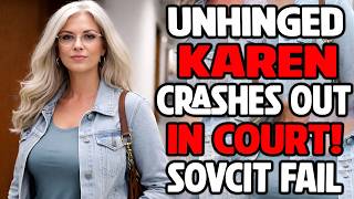 Unhinged Karen Erupts In Court | SovCit Meltdown Caught On Camera!