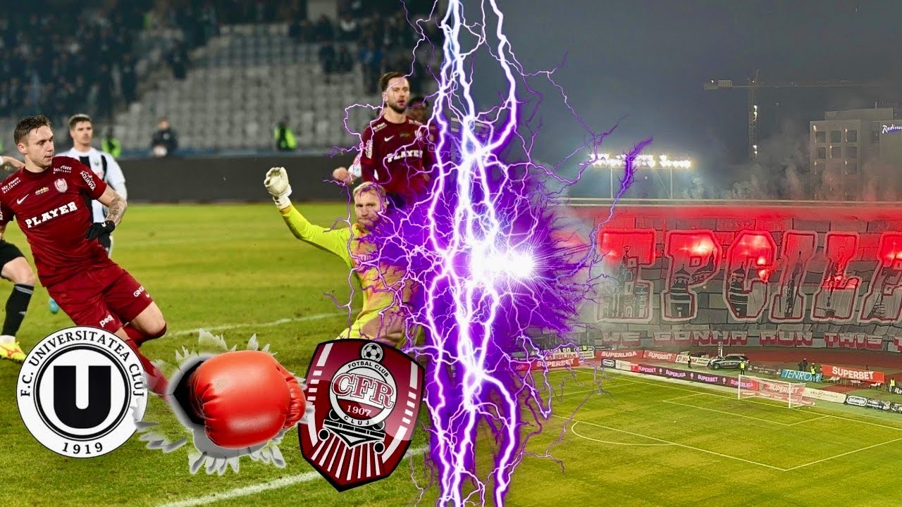 DERBY ÎN ARDEAL PENTRU PRIMUL LOC 🥇| U CLUJ - CFR CLUJ 3-2