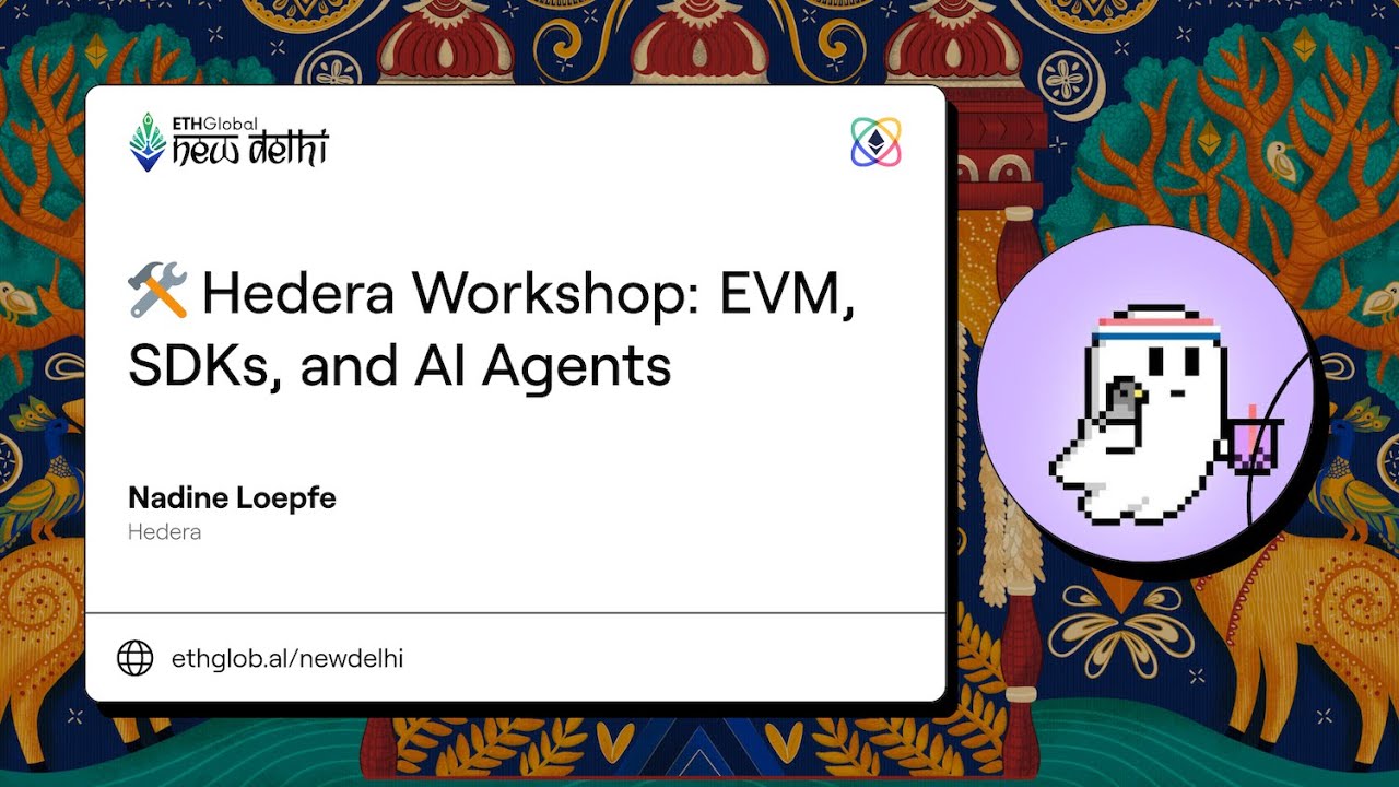 Hedera Workshop: EVM, SDKs and AI Agents I Nadine Loepfe