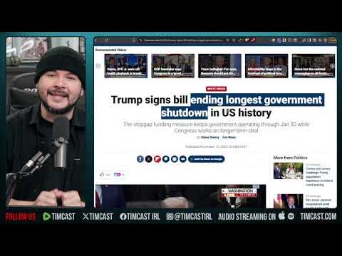 Trump ENDS Shutdown After Democrats CAVE | Tim Pool Trump ENDS Shutdown After Democrats CAVE | Tim Pool