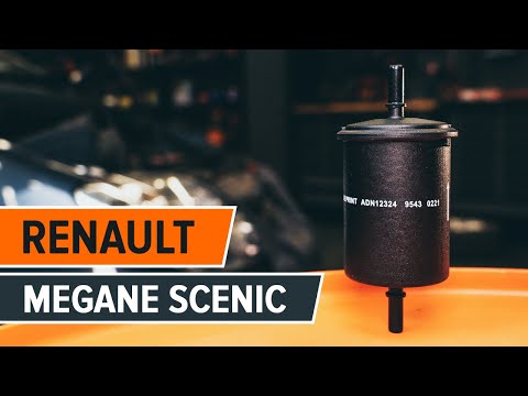 How to change fuel filter RENAULT MEGANE SCENIC [TUTORIAL AUTODOC]