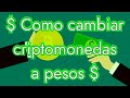 Como cambiar Ethereum o Bitcoin a pesos - Como vender Bitcoin o Ethereum  por pesos - Ripio, Bitso