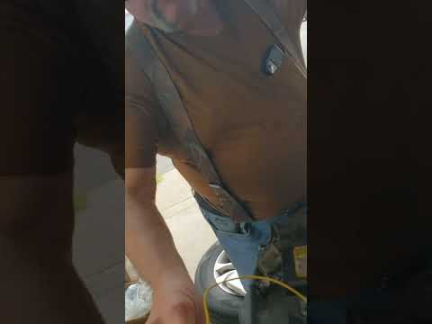 How to compress a Hyundai brake caliper with electric parking brake featuring John