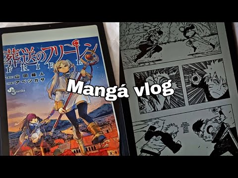 Mangá vlog| Lendo Naruto e Frieren Volume 2 e 3 | Euclenia Vitória