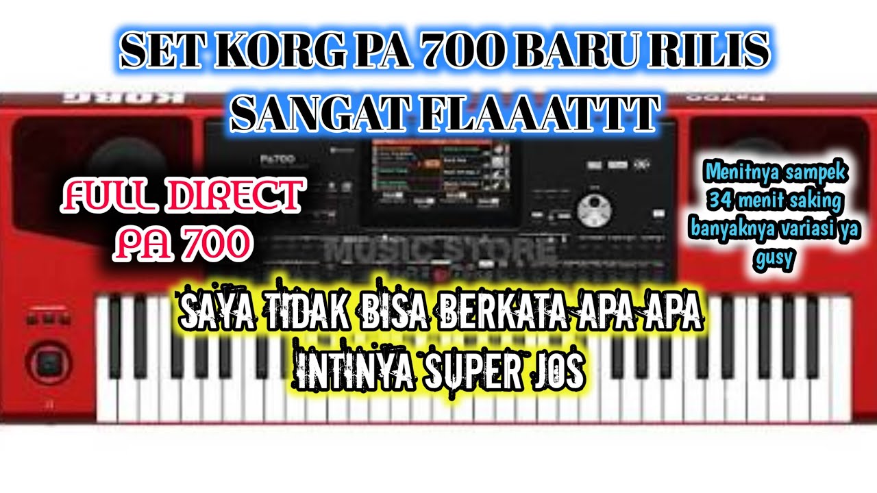Set korg Pa 700=2026 baru rilis sangat baru suport triaz 2019,20,21,22 sangat flaat semua#fyp#viral