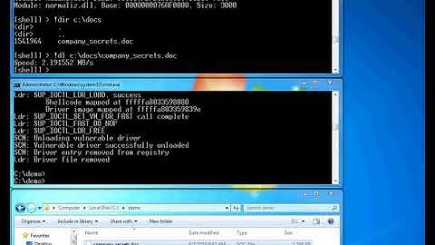 Fileless Kernel Mode Demo