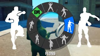 NEW MAP With RAREST EMOTES FLOSS,SCENARIO,THE WORM and unreleased emotes in Fortnite!