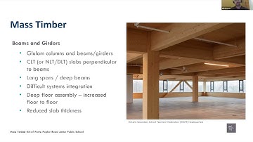 OAA Webinar: Mass Timber Kit-of-Parts: Poplar Road Junior Public School