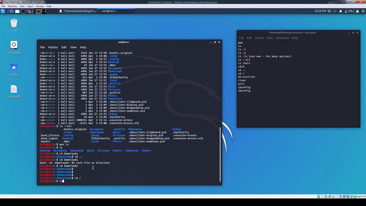 7- Network Ethical Hacking - Getting Comfortable with Kali Linux Part 2 ...