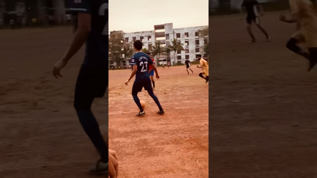 How to do a nutmeg pass with a trivela football footballskills 