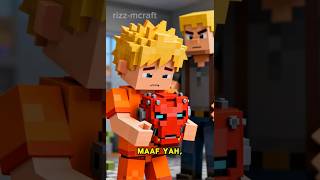 kalian suka topeng siapa? Naruto atau Sasuke? #minecraft #minecraftanimation #animasiminecraft