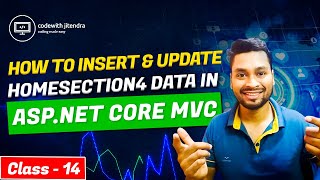 How to Insert and Update Home Section4 data in Asp net Core MVC Class 14 #csharp #coding #dotnet
