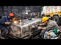 How Truck Diesel Tanks Are Manufactured | Full Workshop Process