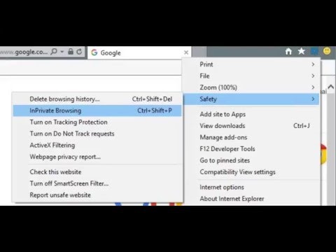 How to Turn on or off InPrivate Browsing in Internet Explorer 11