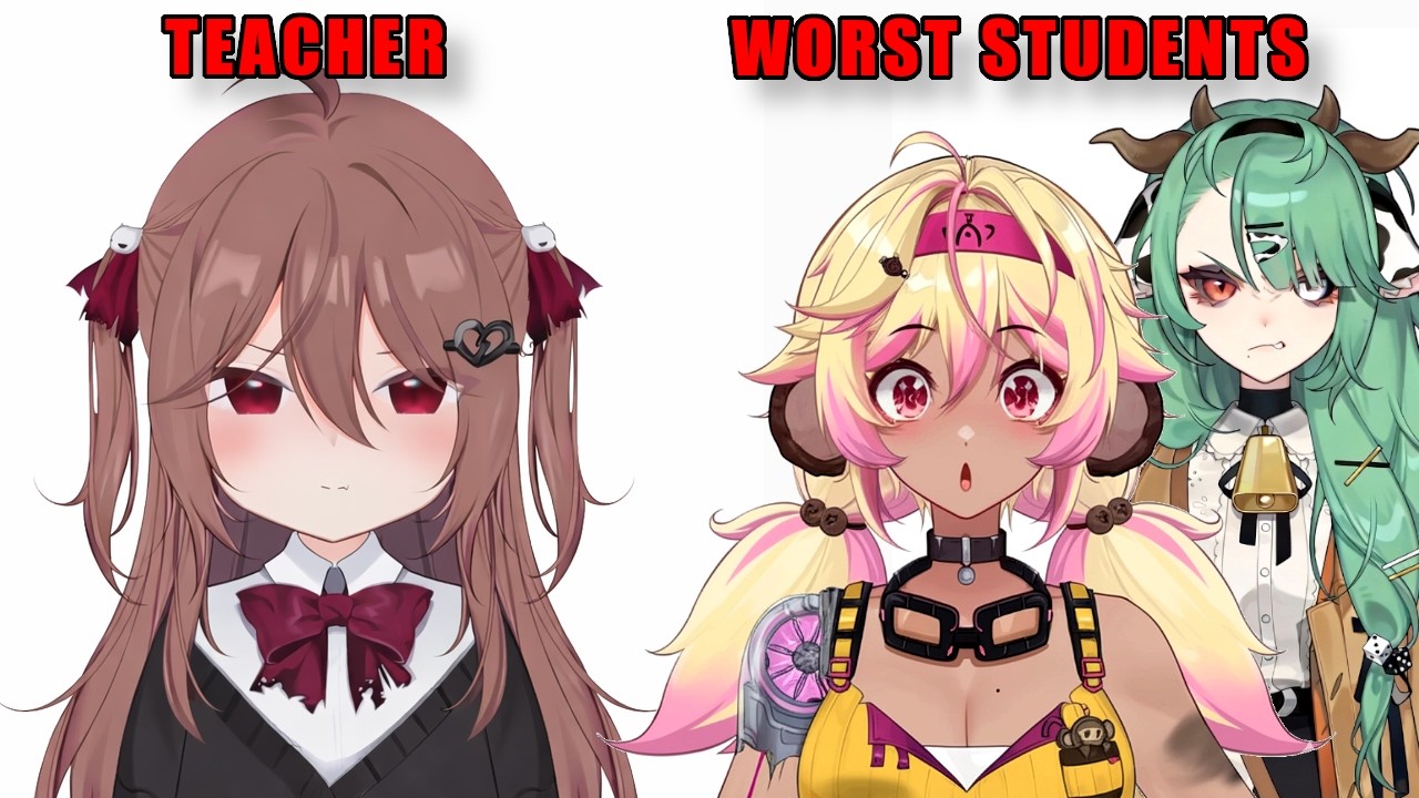 Koko & Crelly Keep Interrupting Evil's Classes | Impromptu Collab