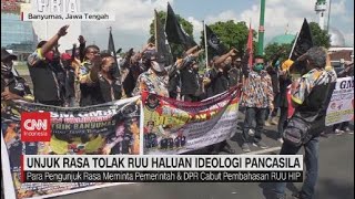 Unjuk Rasa Tolak RUU Haluan Ideologi Pancasila