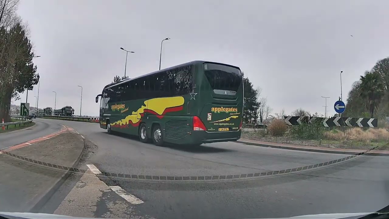 Dash Cam Drive from Cwmbran to Home Bargains, Docks Way Newport via City Centre and Pill – March 202